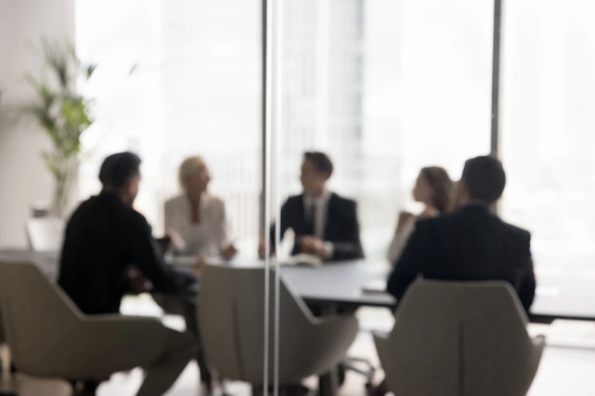 Business people in a meeting to discuss their charitable LLC