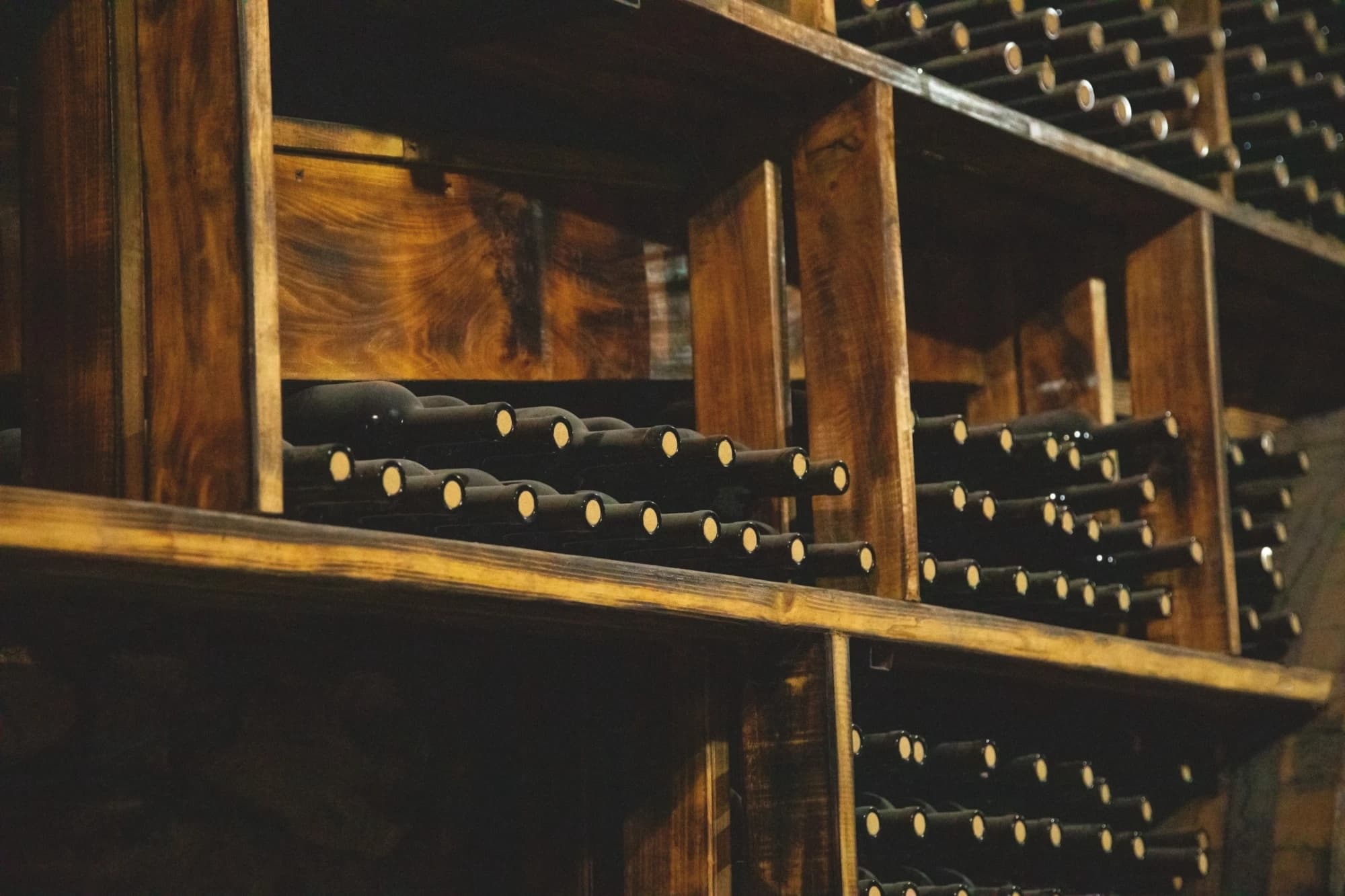 A high-value wine collection